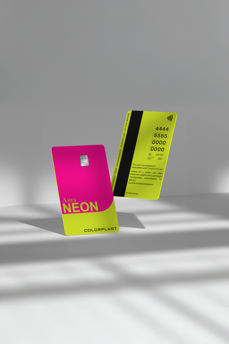 neon card